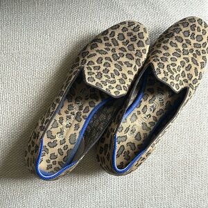 Rothy’s leopard print loafer